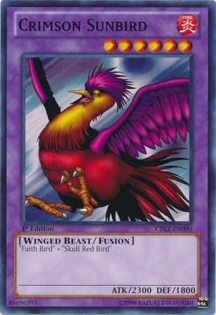YU-GI-OH! - Crimson Sunbird (CBLZ-EN090) - Cosmo Blazer - 1 Edición - Común