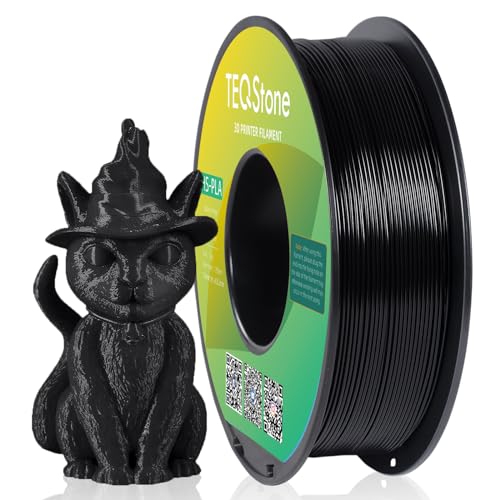TEQStone HS PLA Filament 1.75mm Black, Up to 300mm/s Fast Printing, Consistent...