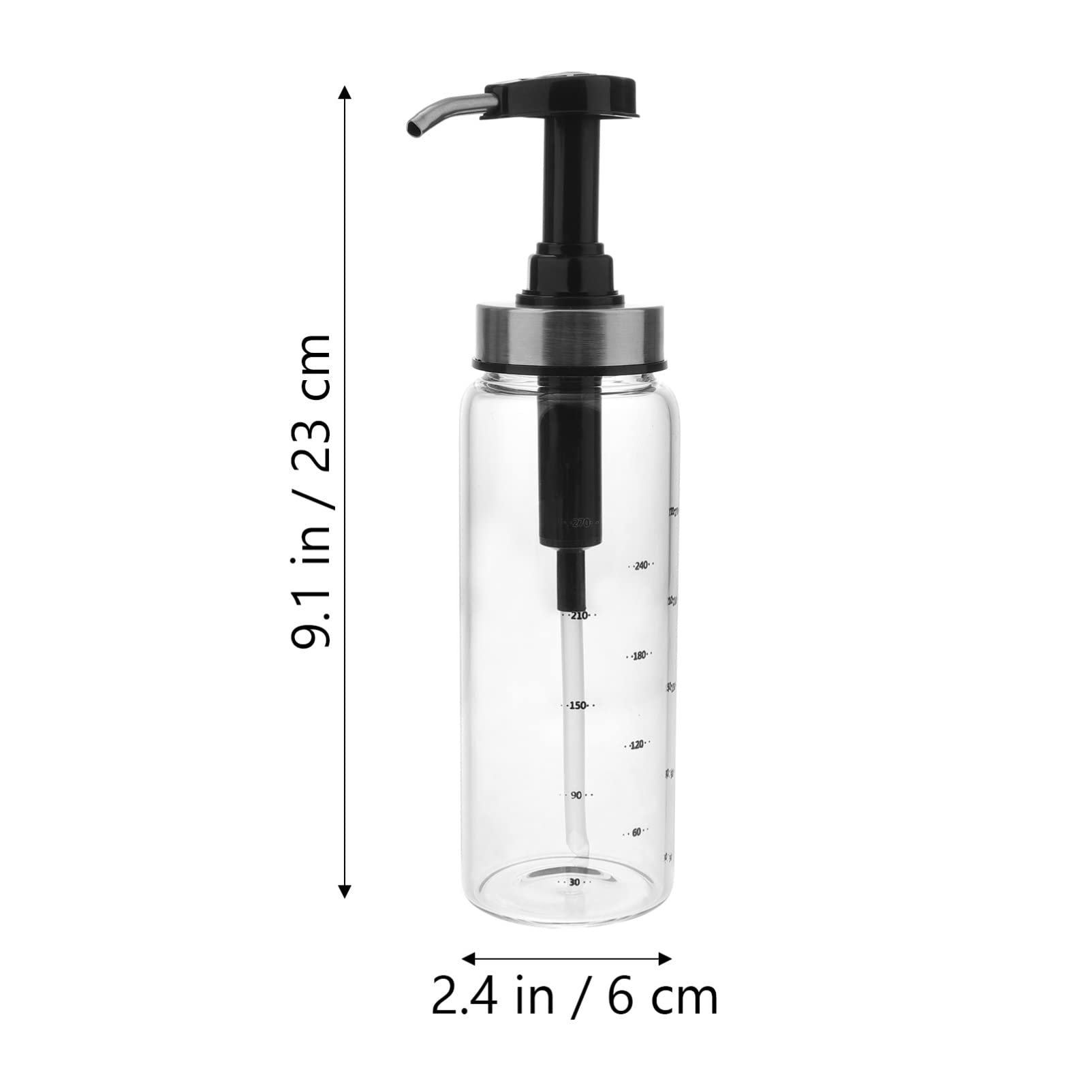 HEALLILY Sauce Press Bottle Easy One Hand Operation for Ketchup Salad Dressing for Home Kitchen Restaurants Black
