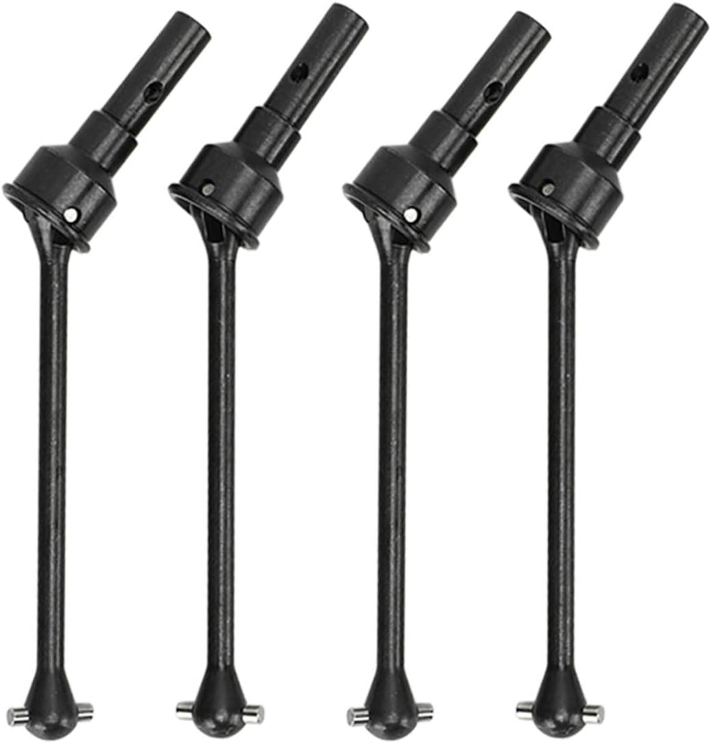 RC ドライブ シャフト 硬質鋼耐摩耗性 CVD ドライブ シャフト Traxxas Maxx ブラック用