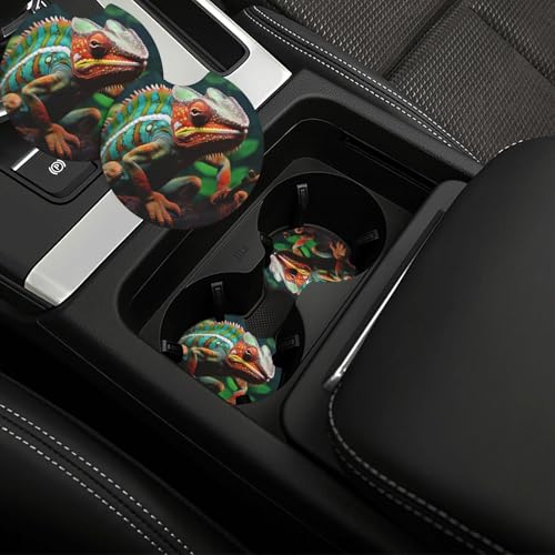 Portavasos para coche, 2 piezas, antideslizante y resistente al agua miniatura 1