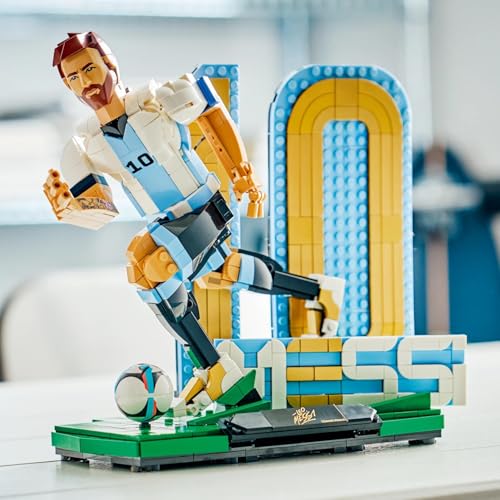 Image of LEGO Editions Lionel Messi - Soccer Legend - Building Set for Kids - Soccer Decor - 43015