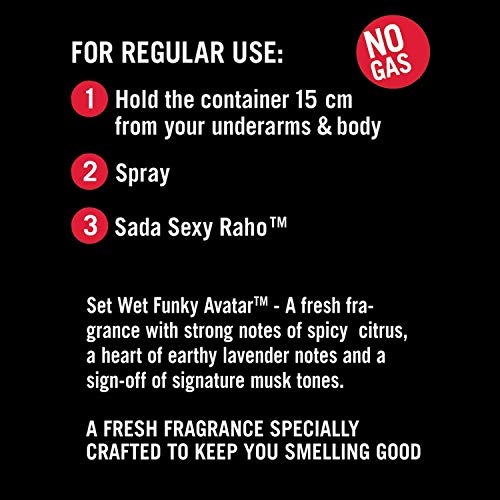 Image of Set Wet Funky Avatar No Gas Deodorant, 120 ml