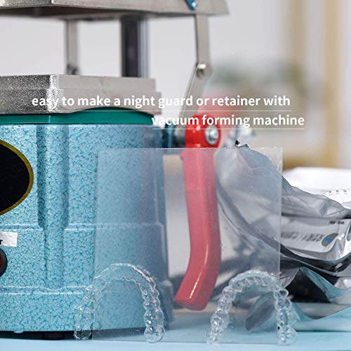 Image of 1.5MM Dental Hard Splint, Thermoforming Materials for Vacuum Forming Machine 5'' x 5'' 15Sheets