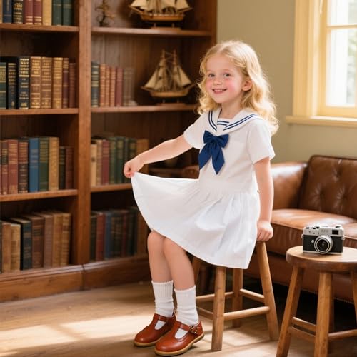 Image of Otter MOMO Toddler /Little Girls Mary Jane Slip-on School Uniform Party Dress Shoes