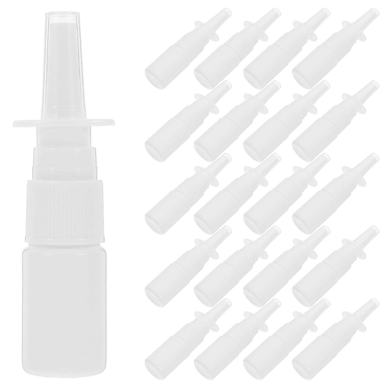 Ipetboom 200 Stück 10-ml Kunststoff Sprühflaschen mit Feinem Sprühnebel Wiederbefüllbare Reise Sprühflaschen für Kosmetik und Nasenpflege Leicht und Tragbar