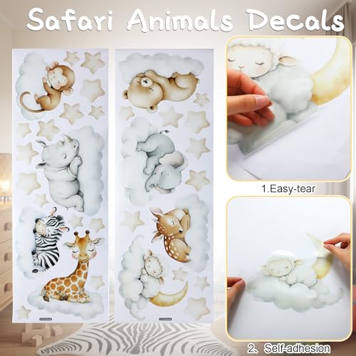 Vinilos Decorativos Motiskyy Safari Animales Dormidos Oro miniatura 3