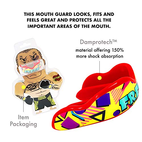 DAMAGE CONTROL High Impact Mouth Guard, Mouthguards for Sports, Boxing, Roller Derby, Hockey, Lacrosse Mouth Guard, Mouth Guards with Ultra Fit and Protection Against Shock (Fresh, Youth) - Thumbnail 6