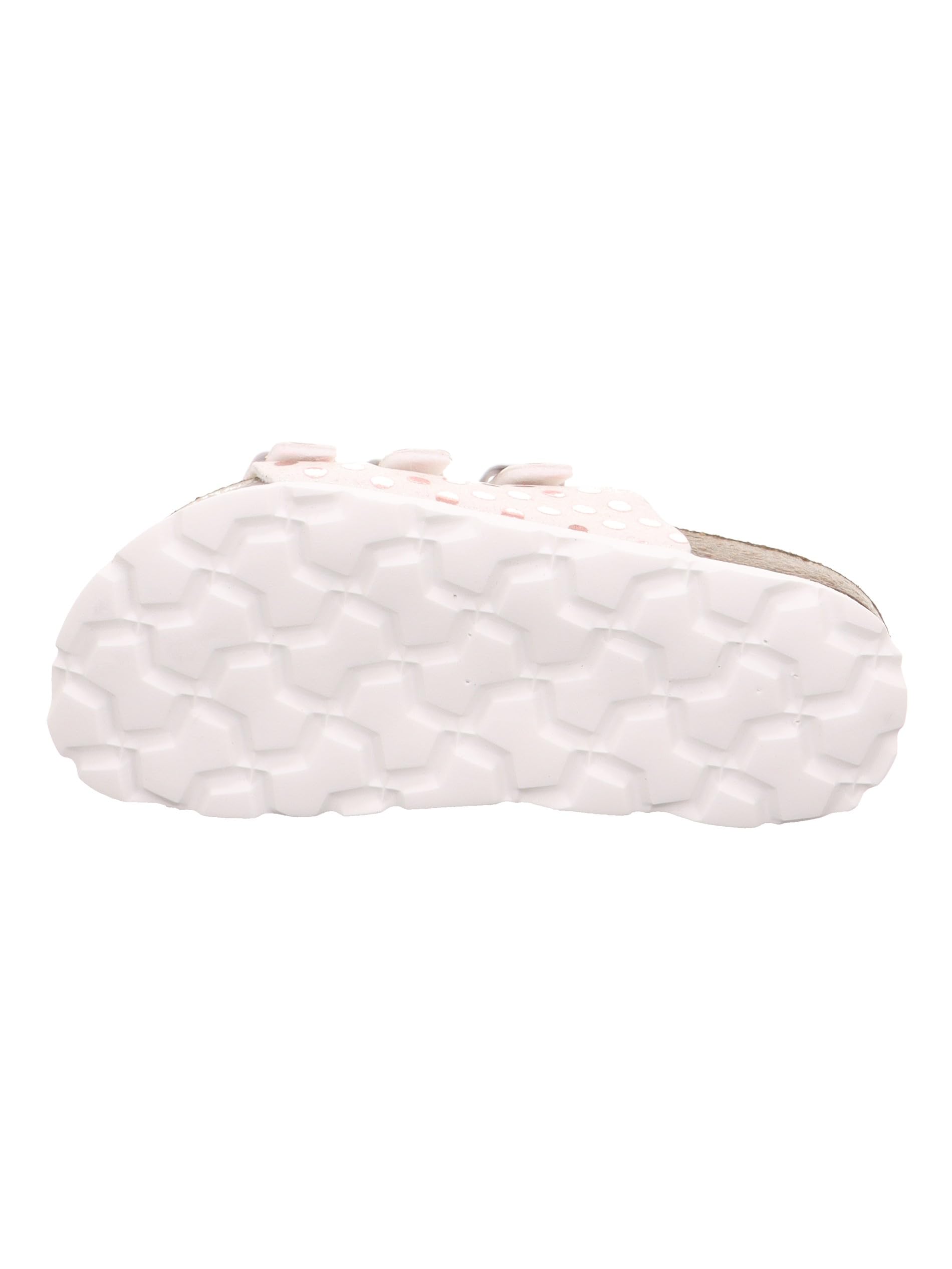 Superfit Mädchen FUSSBETTPANTOFFEL Hausschuhe, WEIß/ROSA 1080 – Ansicht 4