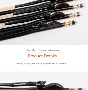 Professional Erhu Bow, Chinese Violin Bow,Erhu accessories, Chinese musical instrument accessories,Derived from horse tail hair (Style B)