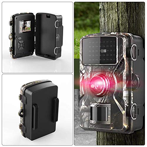 ABOOFAN Câmera de caça de 12 MP PIR Night Vision Digital Scouting Câmera bateria