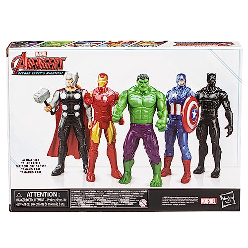 Image of Marvel Avengers Beyond Earth's Mightiest Multipack, Set of 6 Inch Action Figures and Accessories, Marvel Toys for Kids Ages 4 and Up