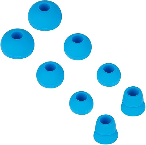 WKYMY Puntas de silicona para auriculares de repuesto para auriculares compatibles con Powerbeats 123 Beats inalámbricos de Dre, 4 pares de puntas