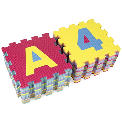 KIDUKU-86-delige-puzzelmat-kinderspeelkleed-speelmat-speeltapijt-schuimmat-kinderkleed-cijfers-en-hoofdletters-afmetingen-van-elk-stuk-ca-315-x-315-cm