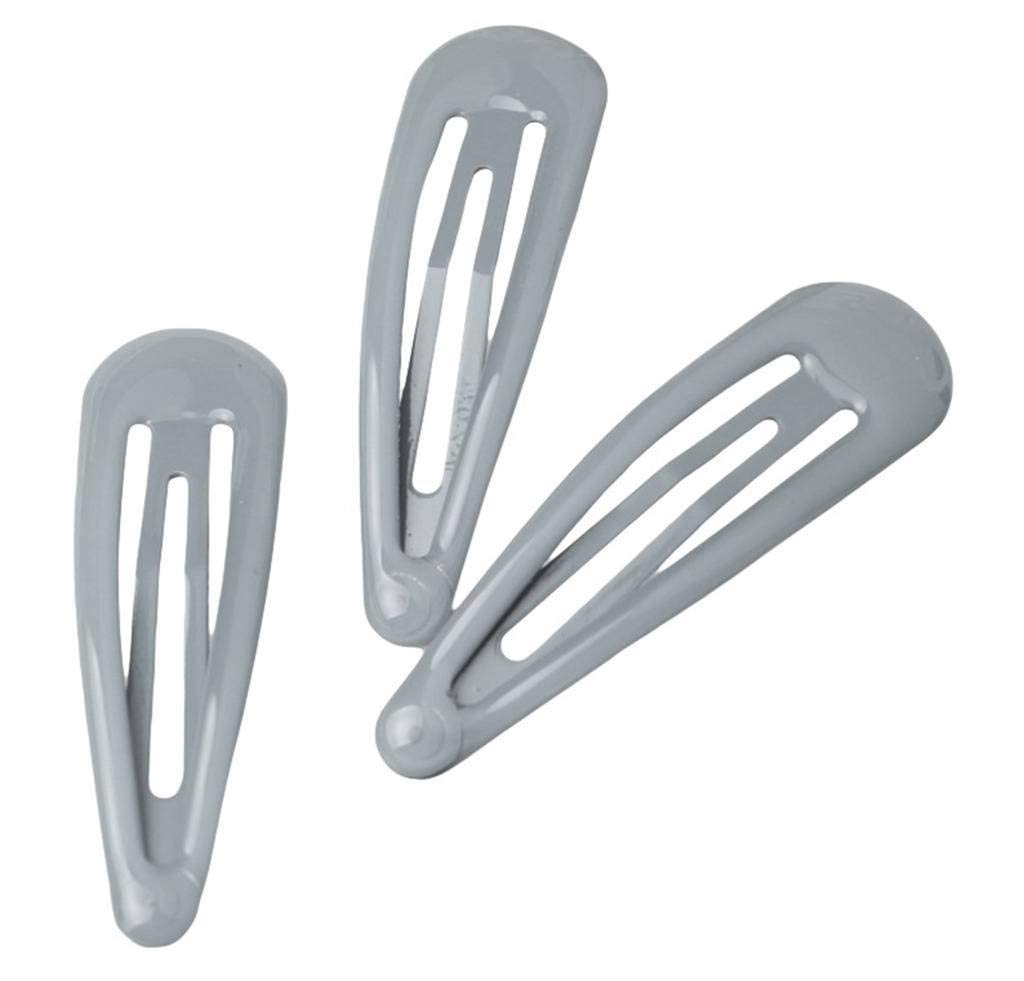 COMVIP 12pcs Baby Candy Color Hair Clips Head Barrettes Accessories Gray
