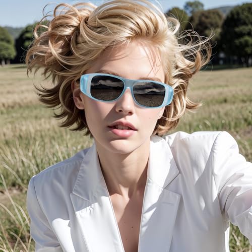 TJUTR Polarized Fit Over Glasses Sunglasses for Women Men Trendy Wrap-around Driving Sun Glasses UV Protection for Outdoors2