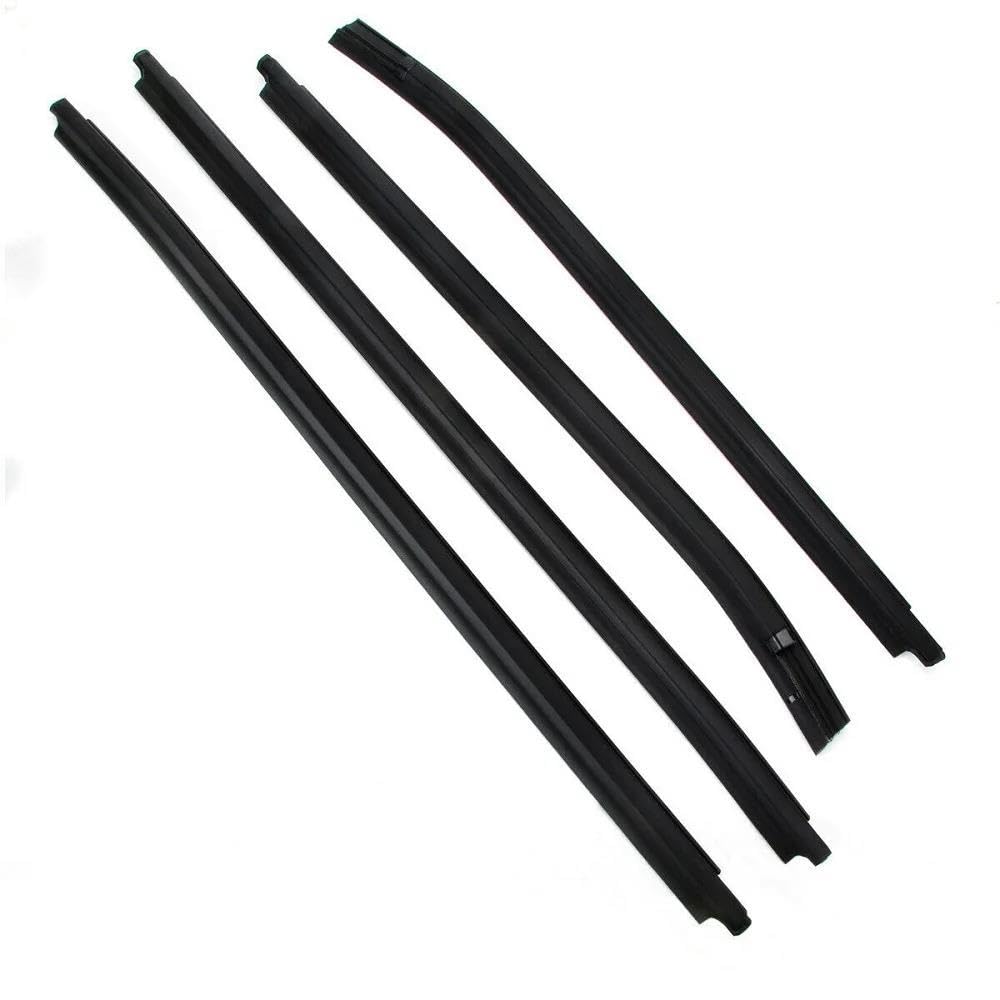 Spare Parts 4 Pcs Car Window Door Glass Seal for Toyota Hilux SR5 for Vigo MK6 Pickup 2005-2015