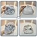 Imagen de Pahajim Bolso Fiesta Mujer Bolso Boda de Flores Clutch Bag Saten Cartera de Mano Pequeño Bolsos de Noche para Invitada Novia Ceremonia Banquete