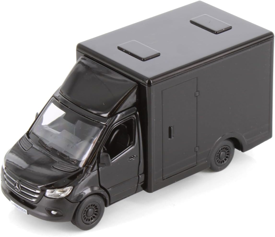 Box of 12 M-B Sprinter Box Truck, Assortment - 5471D - 1/48 Scale Diecast Model Cars