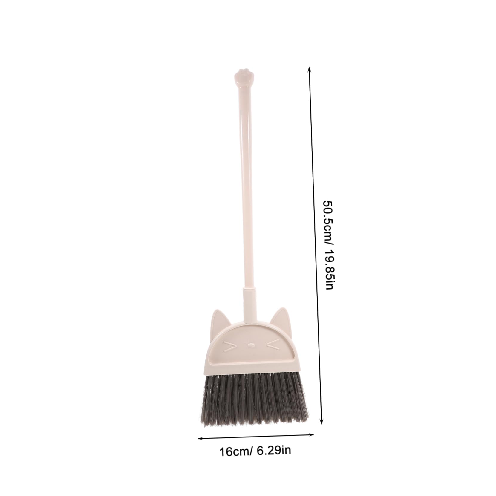 HONMEET Cute Broom for Cleaning Lightweight Sweeping Tool Compact Home School Use Safe Easy to Grip for Boys PC