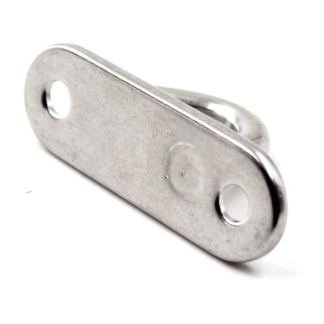 MZMing Lot De 2 Crochets Plafond M8 Inox 304 – 200 Kg – Avec Vis Et Bouchons – Idéal Yoga, Balançoire, Bateau