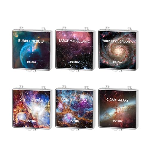 Image of POCOCO Gorgeous Nebula Series Discs, 5K Resolution, Realistic Patterns, 6 Pieces