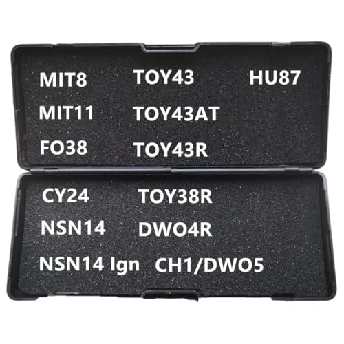 LiShi 2 in 1 2in1 Tool MIT8 MIT11 FO38 CY24 NSN14 oy43 oy43AT oy43R oy38R DWO4R DOW5 CH1 HU87 Locksmith Tool for Car Key