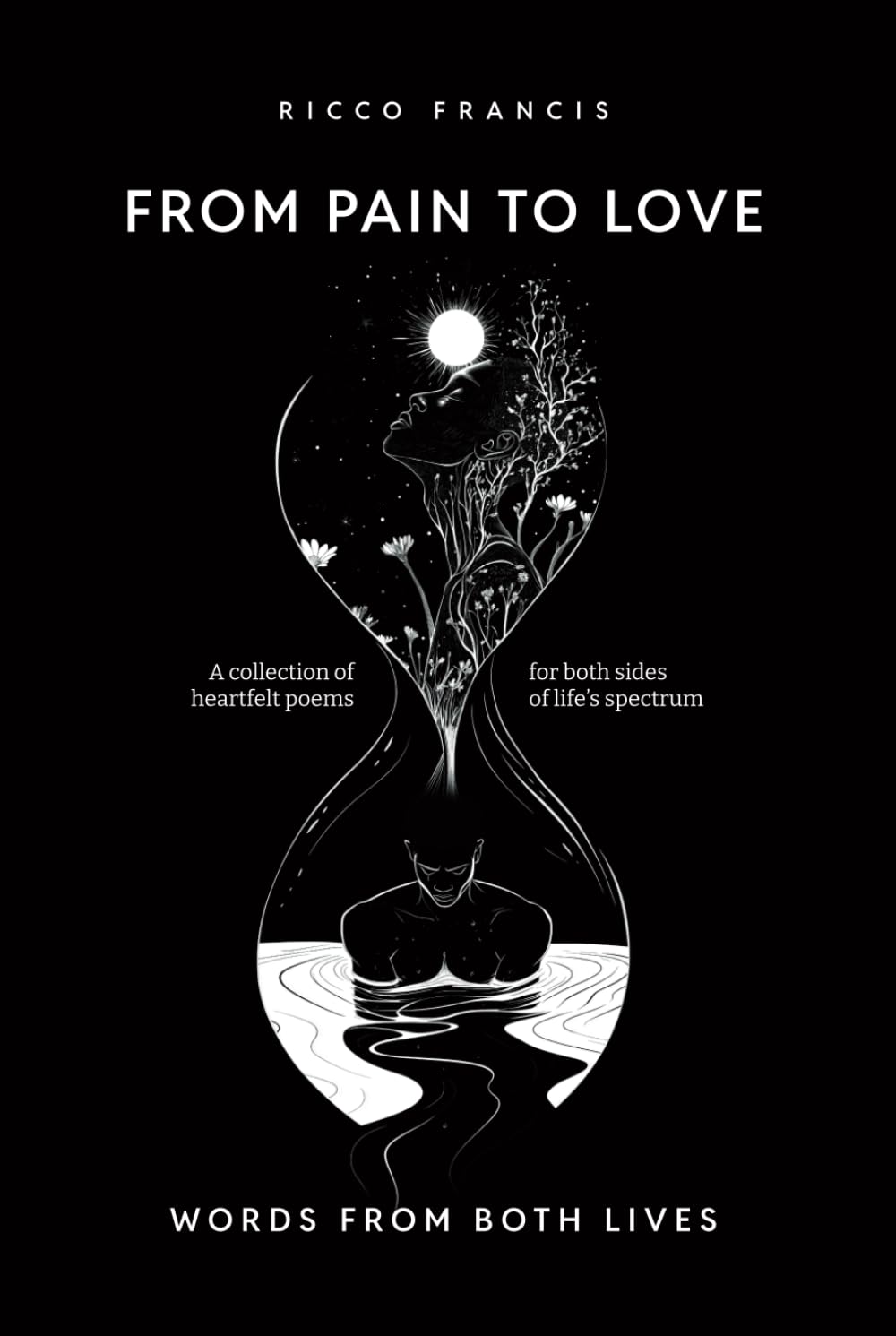 FROM PAIN TO LOVE WORDS FROM BOTH LIVES: A collection of heartfelt poems for both sides of life's spectrum