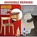 Wood Glue 1.23 oz - Clear, Waterproof Adhesive for Furniture Repair, DIY, Crafts– Ultra Strong, Fast-Drying Glue for Wood, Metal, Plastic & More