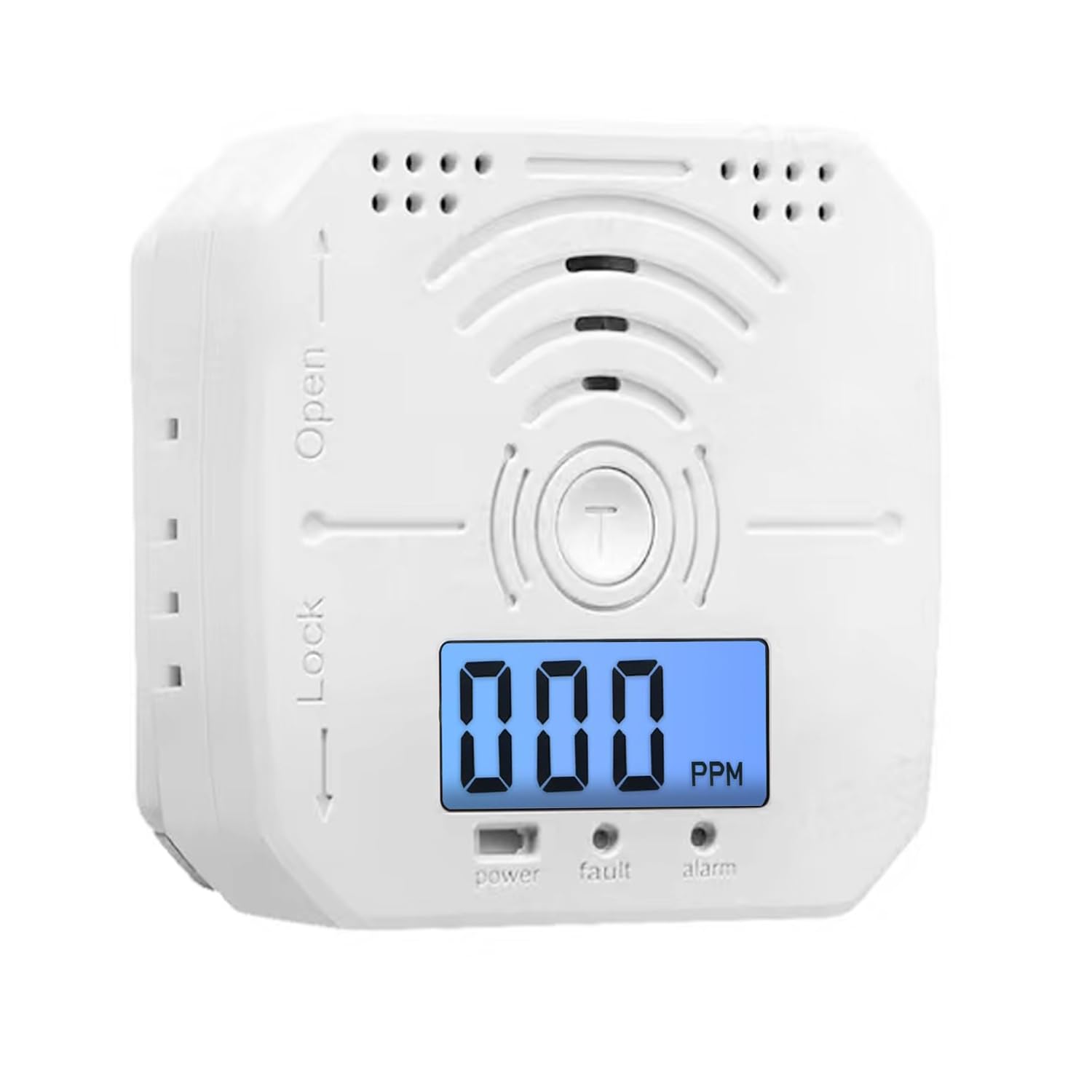 Carbon Monoxide Detectors for Home, Depot and Travel Use, CO Gas Monitor Sensor Alarm, AAA Battery Powered (Not Included), LED Digital Display (1)