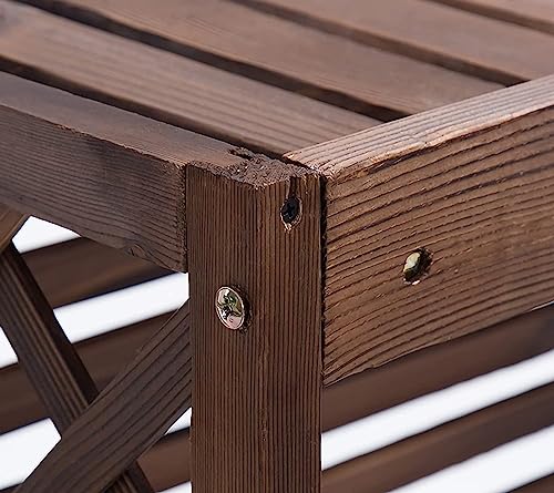 Cache-unité extérieure à persiennes en bois ventilé modèle 110X
