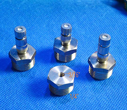 Feelers Adattatore Per Ugello Nebulizzatore In Ottone, 1/2 Maschio A 1/4 Maschio, Raccordo Di Collegamento (Confezione Da 4) - 5