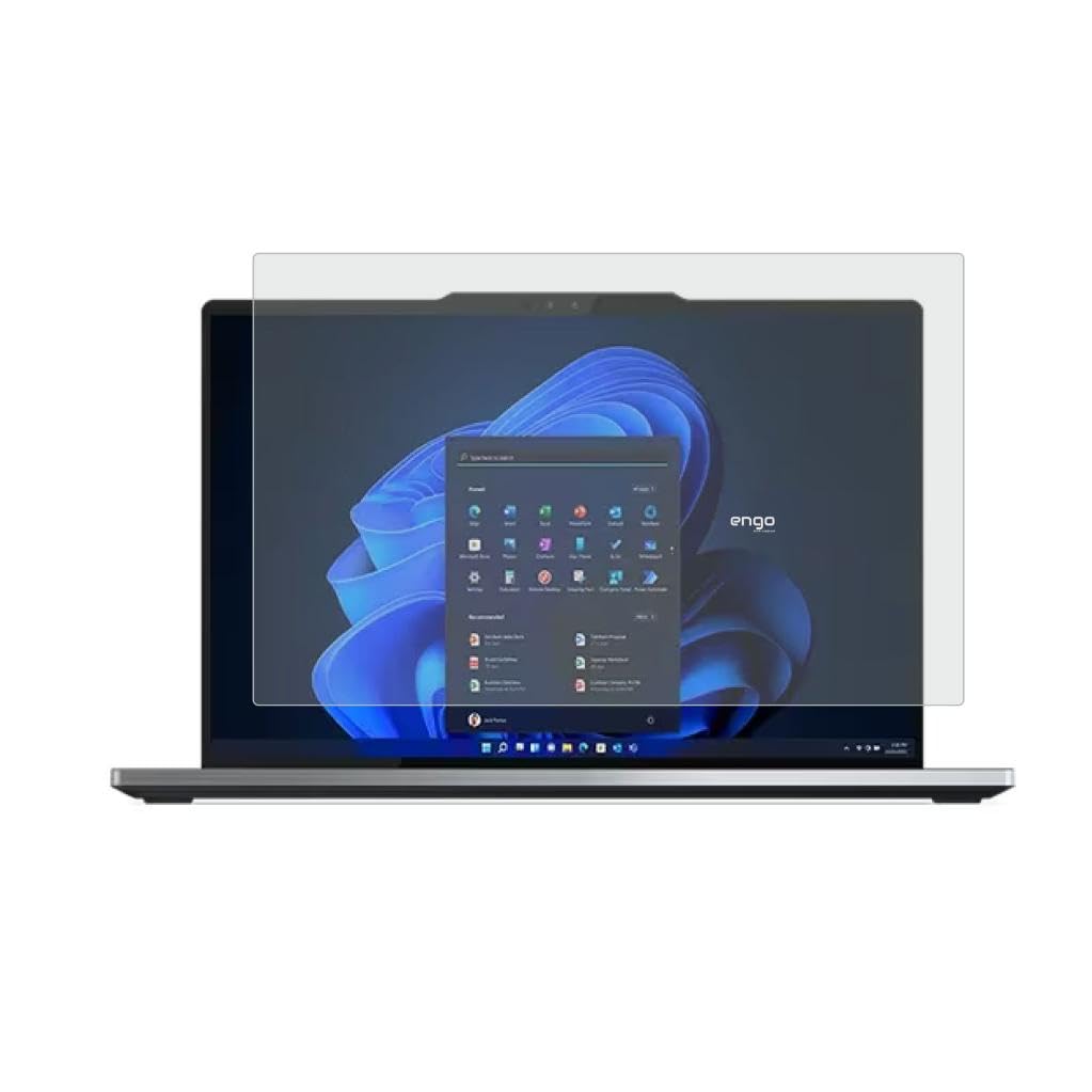 Engo Lenovo Thinkpad T14s Gen 4 14 İnç İle Uyumlu Mat Ekran Koruyucu Notebook, Yansıma Ve Parlama Önleyici Parmak İzi Bırakmayan Laptop Koruma, 9H Temperli Kırılmaz Esnek Nano Cam