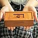 ATDAWN Puzzle Gift Case Box with Secret Compartments, Wooden Money Box to Challenge Puzzles Brain Teasers for Adults