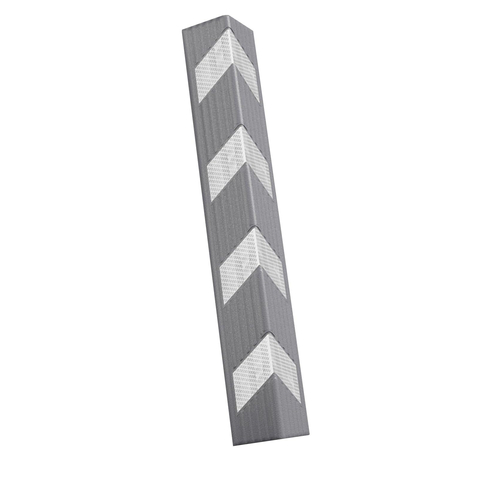 80cm Protector Columnas Garaje, Hecho de Goma Reflectante, Protector Pared Garaje para Garajes y Estacionamientos(Silver)