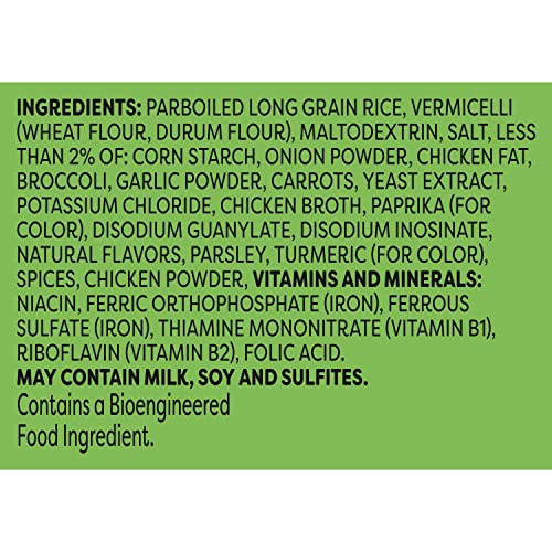 Image of Knorr Rice Sides Chicken Broccoli with Long Grain Rice and Vermicelli Pasta For a Tasty Rice Side Dish 5.5 oz