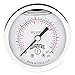 Pressure Gauge, 2" Dial Size, Silver