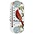 Lacrosse 204-1081 8-inch Analog Capillary Window Thermometer with Cardinal