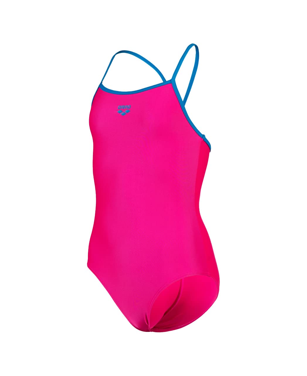 ARENA Feel Light Drop Back Solid Bañador de Una Pieza para Niña, Bañador Deportivo de Secado Rápido en 100% Poliéster Reciclado y Resistencia al Cloro