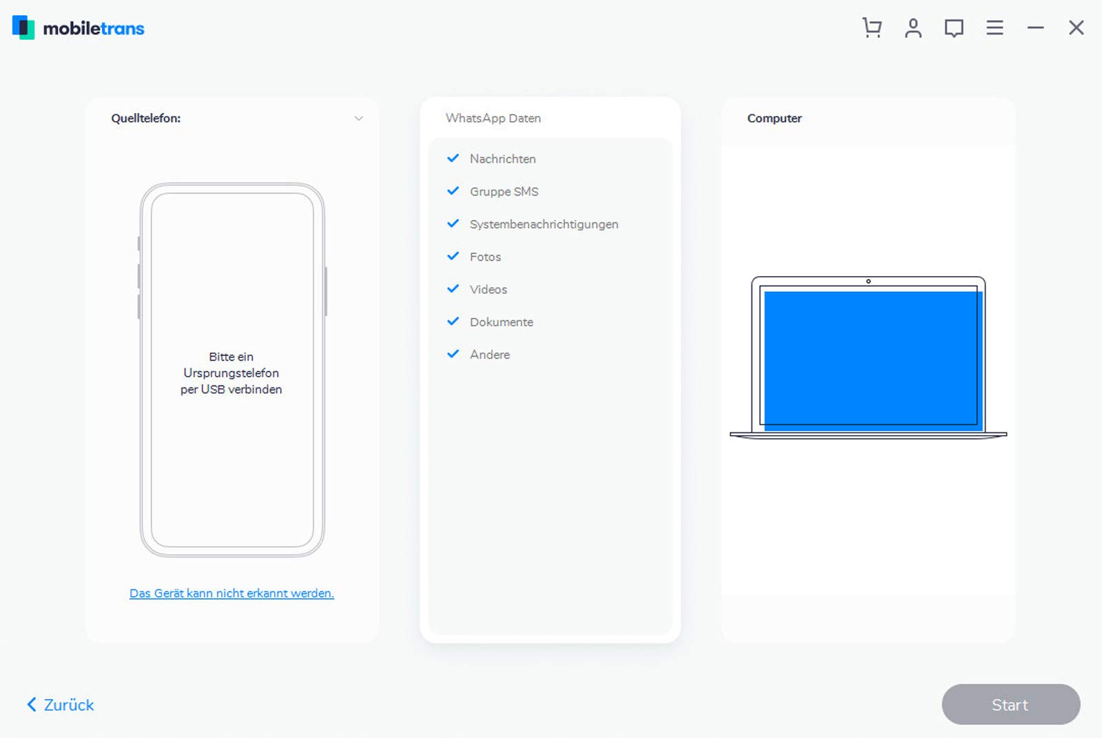 Wondershare - Mobile Trans - Full Features - Lifetime - bis zu 5 Mobile Geräte für PC | PC Aktivierungscode per Email