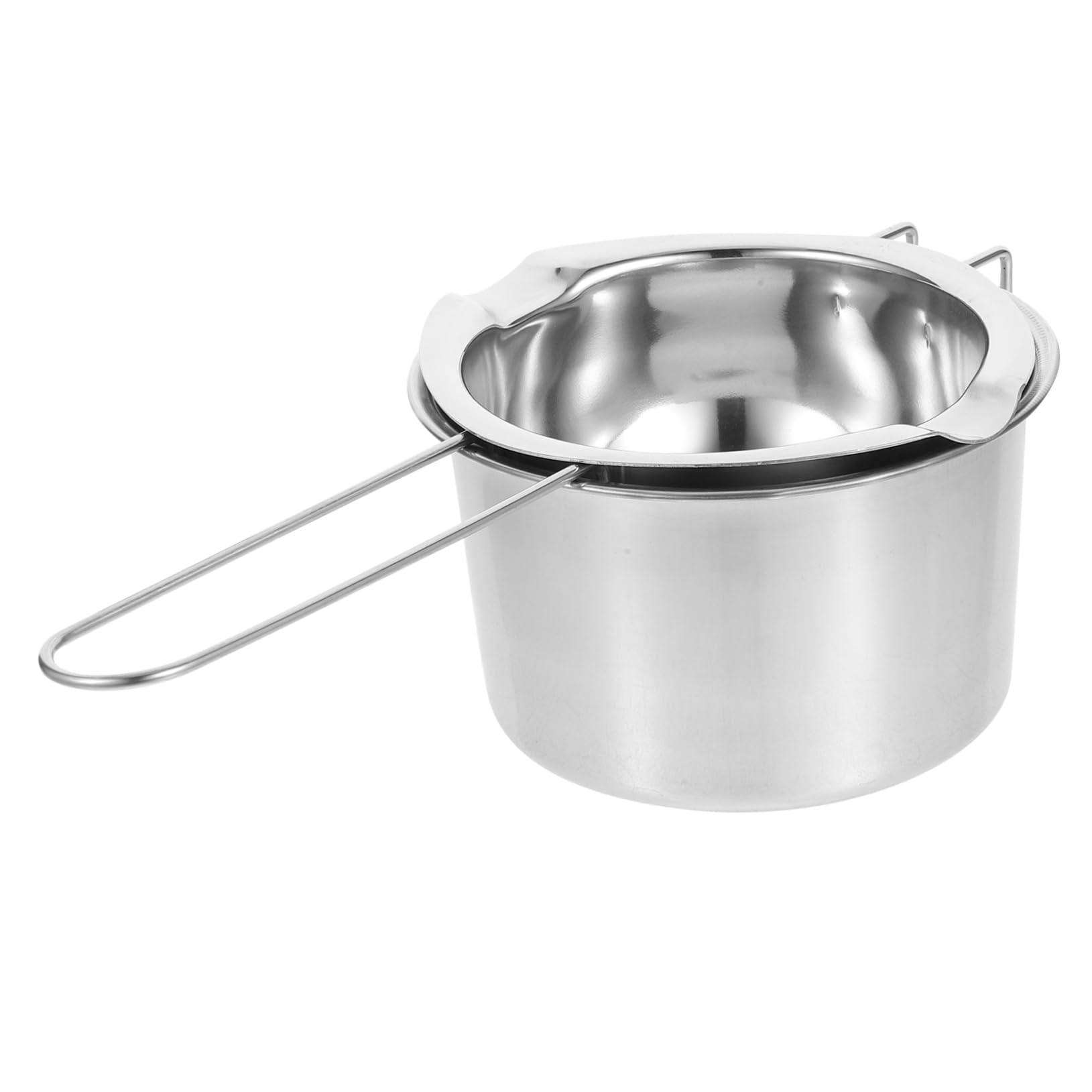 Holibanna 2 Series Kit De Crisol Para Velas Derretidas Elaboración Derretir Soja Cera Suministros Para Hacer Velas Suministros De Velas De Bricolaje Acero Inoxidable Plata 2 Piezas*2