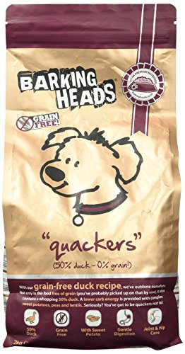 Barking Heads Q2 Hundefutter Quackers Grain Free, 2 Kg Cover