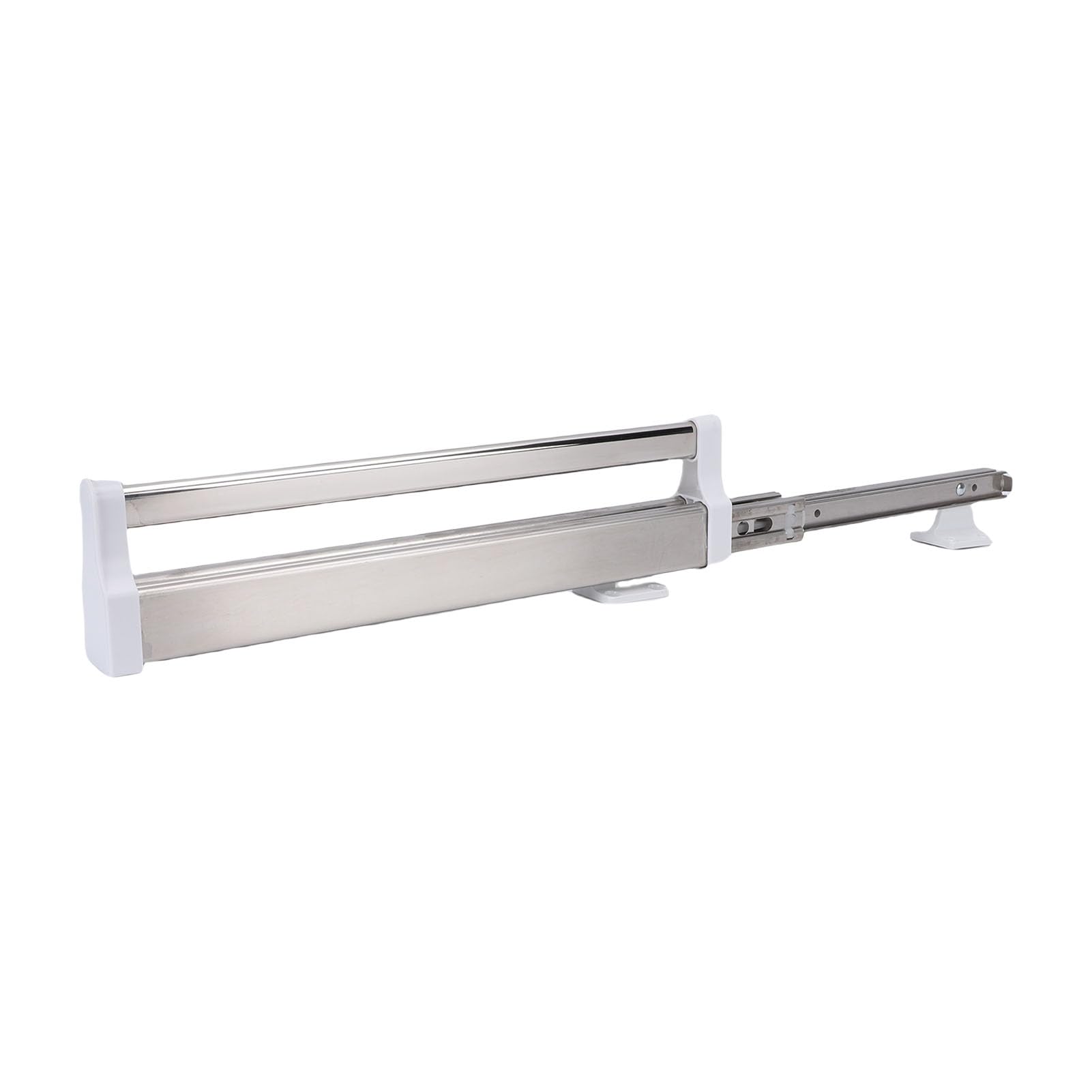 Bastone regolabile estraibile per armadi in acciaio inox appendiabiti scorrevole appendiabiti appendiabiti salvaspazio soluzione di archiviazione armadio (40 cm)