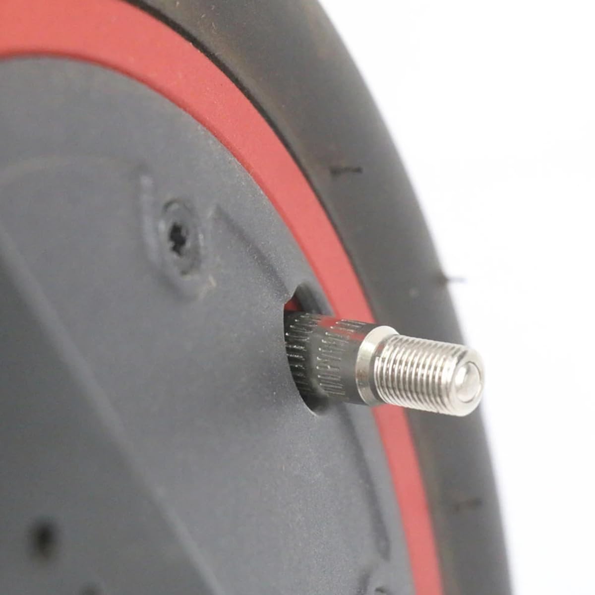 JNNJ 4 Pezzi Estensione Universale della Valvola del Pneumatico, Stelo Estensione Valvola Pneumatico Adattatore in Ottone Moto, Estensione Asta Valvola Adattatore, per Biciclette, Moto(Dritto)