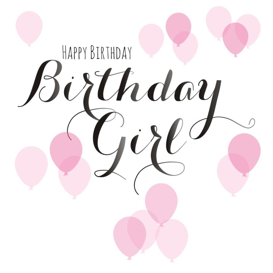 Sparkling Cheerleader On Pink: Girl 9th Birthday Card - View #3