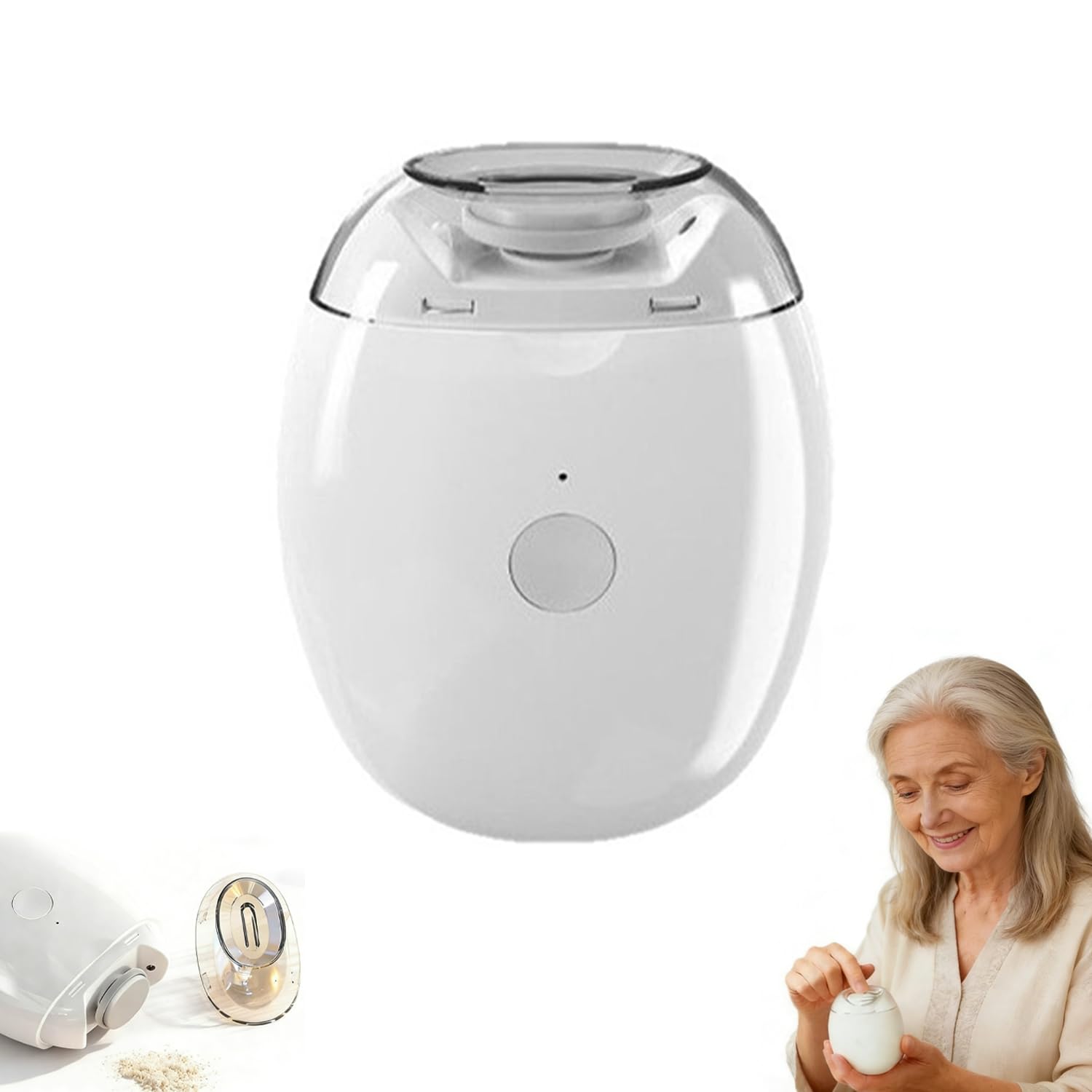 Universal Automatic Fingernail Grinder 2026 New Portable Electric Nail Clipper with LED Light and 3 Speeds Silent Auto