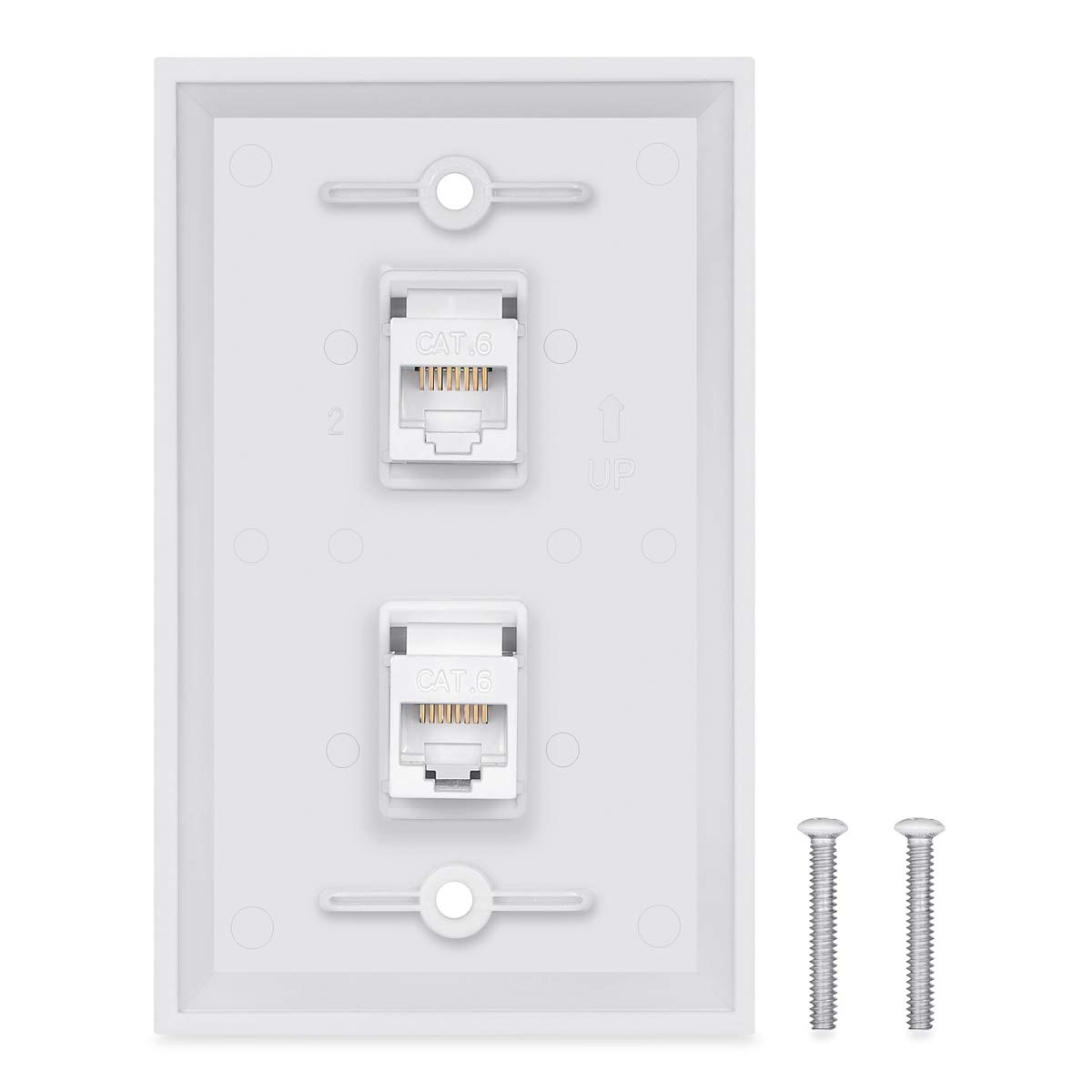 Port Wall Plate ESYLink Cat6 Cable Wall Plate Female