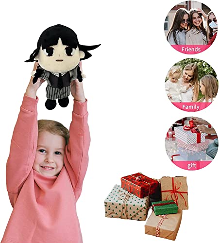 Ozif Wednesday Addams Plush Figure Teddy Family Bear Stuffed Animal Game Birthday, Hallowen Zombies Decor Valentinas, Christmas, Super Gift(Wednesdaygirl) #TOP7