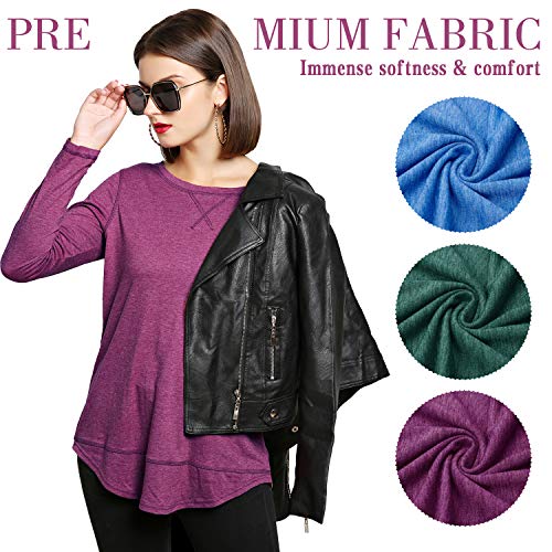 Cherokee Workwear Originals Long Sleeve Underscrub Knit Tee, L, Black