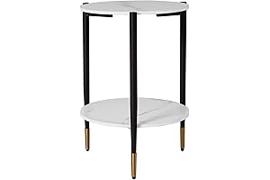 Zerifevni Round End Table: Versatile Refinement for Your Space